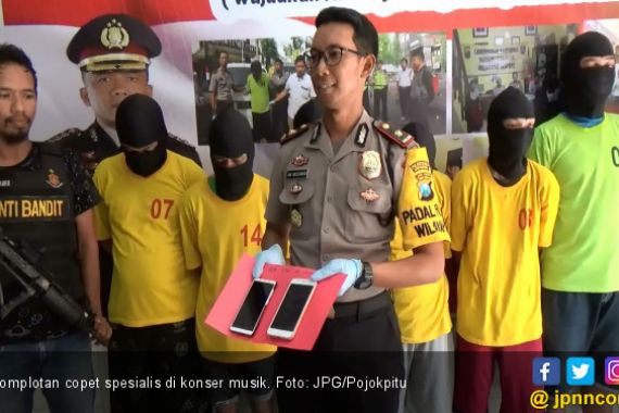 Polisi Sikat Komplotan Copet Spesialis di Konser Musik - JPNN.COM