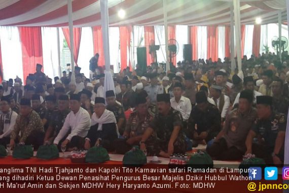 Sukseskan Agenda Kebangsaan, TNI-Polri Rangkul Ulama Lampung - JPNN.COM