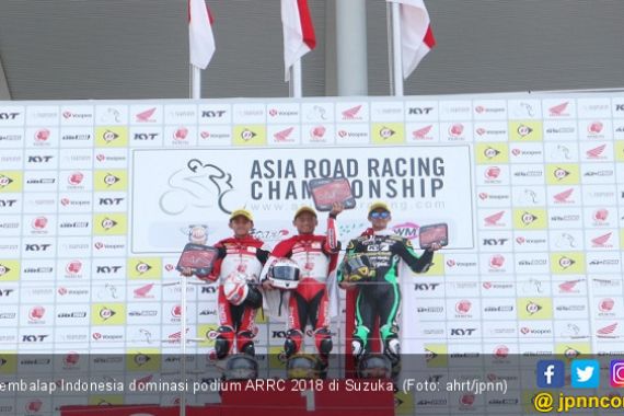Pembalap Indonesia Dominasi Podium ARRC 2018 di Suzuka - JPNN.COM
