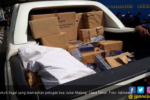 Bea Cukai Malang Amankan 118 Ribu Batang Rokok Ilegal - JPNN.COM