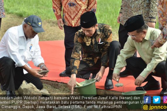 Bismillah, Jokowi dan JK Awali Pembangunan Kampus UIII - JPNN.COM