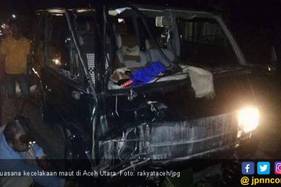 Kecelakaan Maut di Lhoksukon, Dua Meninggal, Enam Luka-luka - JPNN.COM