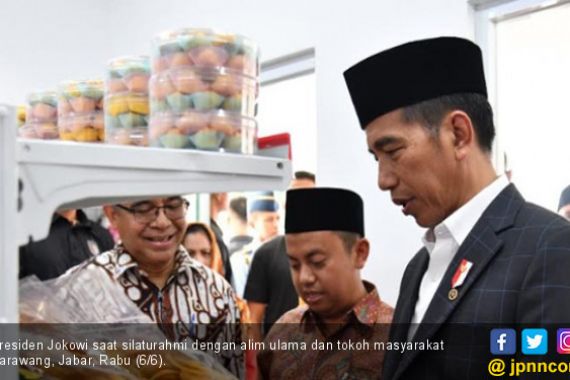 Di Depan Ulama, Jokowi Bantah Lebih Condong ke Tiongkok - JPNN.COM