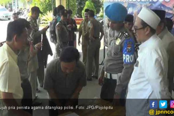 7 Pemuda Penantang Tuhan Ditangkap Polisi - JPNN.COM