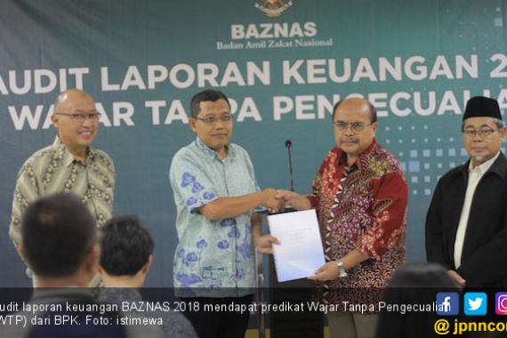 Laporan Keuangan BAZNAS Raih Predikat WTP - JPNN.COM