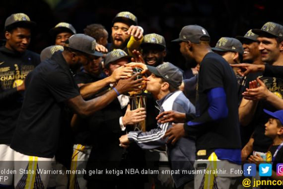 Sapu Bersih Cavaliers, Golden State Warriors Juara NBA 2018 - JPNN.COM