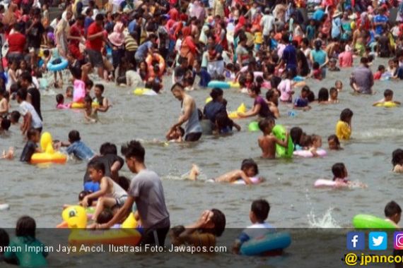 H+2 Lebaran, Ancol Dibanjiri Puluhan Ribu Orang - JPNN.COM