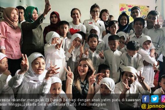 Begini Cara Jessica Iskandar Ajarkan Kebaikan pada Anak - JPNN.COM