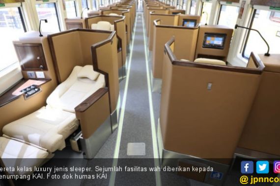 Hanya Tersedia 18 Seat, Intip Mewahnya Kereta Sleeper - JPNN.COM
