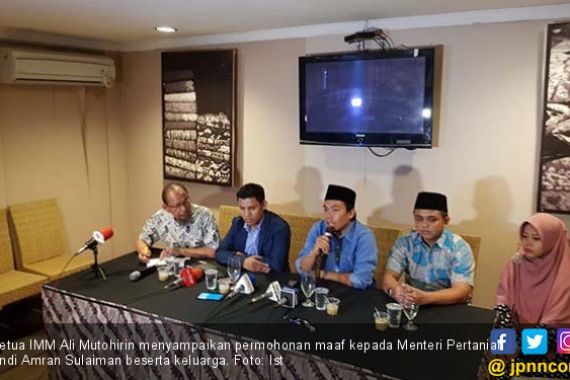 Ketua IM Muhammadiyah Minta Maaf pada Mentan - JPNN.COM