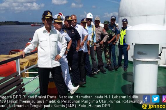 H-1 Lebaran, Hamdhani Tinjau Pelabuhan Panglima Utar - JPNN.COM