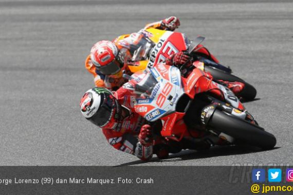 Back to Back, Jorge Lorenzo Sempurna di MotoGP Catalunya - JPNN.COM