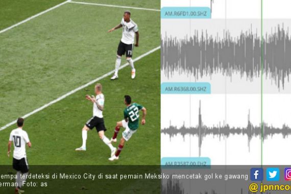 Perayaan Gol ke Gawang Jerman Picu Gempa di Ibu Kota Meksiko - JPNN.COM