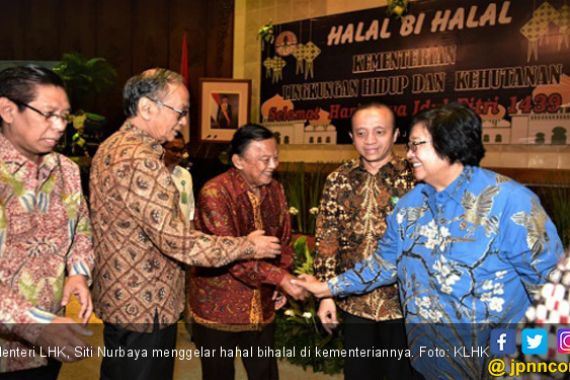 Dua Pesan Penting Menteri Siti Nurbaya saat Halal Bihalal - JPNN.COM