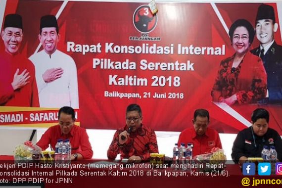 Hasto Optimistis Jago PDIP di Pilgub Kaltim Bakal Berjaya - JPNN.COM