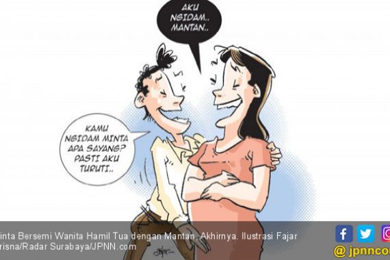 Cinta Bersemi Wanita Hamil Tua dengan Mantan, Akhirnya - JPNN.COM