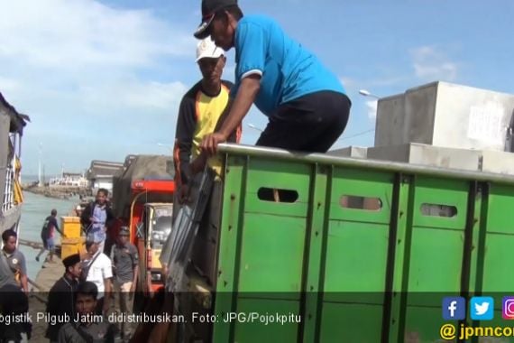 Logistik Pilgub Jatim Mulai Didistribusikan ke Kepulauan - JPNN.COM