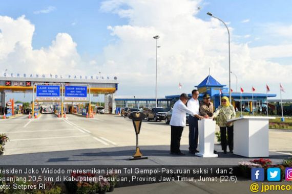 Jokowi Meresmikan Jalan Tol Gempol-Pasuruan - JPNN.COM