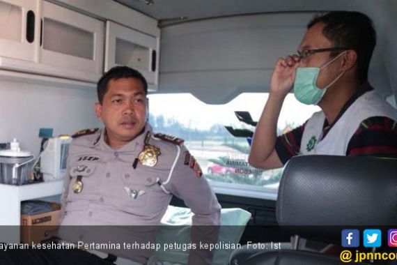 Tim Kesehatan Pertamina Layani Kepolisian di Arus Balik - JPNN.COM
