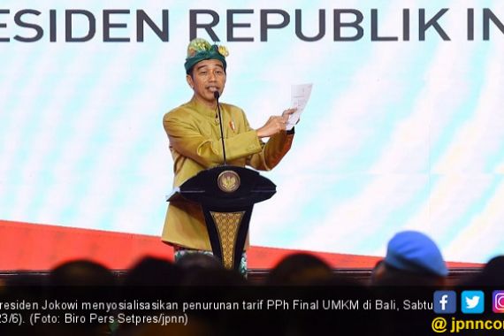 Jokowi Gencar Sosialisasi PPh 0,5% UMKM Hingga Bali - JPNN.COM
