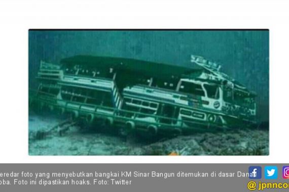 BNPB: Foto KM Sinar Bangun di Dasar Danau Hoaks - JPNN.COM