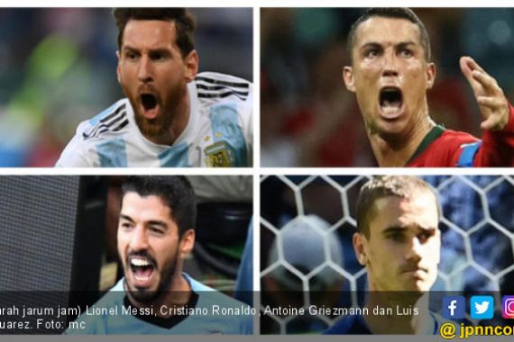 Piala Dunia 2018: Ronaldo vs Suarez, Messi vs Griezmann - JPNN.COM