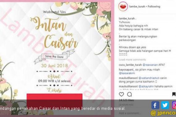 3 Hari Lagi Caisar Nikah, Ayahnya: Itu Bekas Sopir Indadari - JPNN.COM