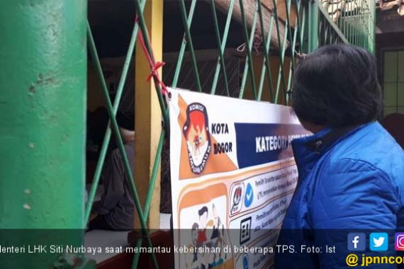 Bergaya Santai, Menteri Siti Pantau Kebersihan TPS - JPNN.COM