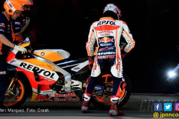 FP1 MotoGP Belanda: Marquez Paling Cepat, Lorenzo Kecelakaan - JPNN.COM