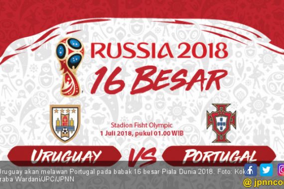 Prediksi Uruguay vs Portugal di 16 Besar Piala Dunia 2018 - JPNN.COM
