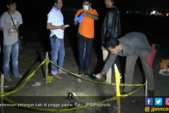 Potongan Kaki Manusia Sebelah Kiri Ditemukan di Pantai - JPNN.COM