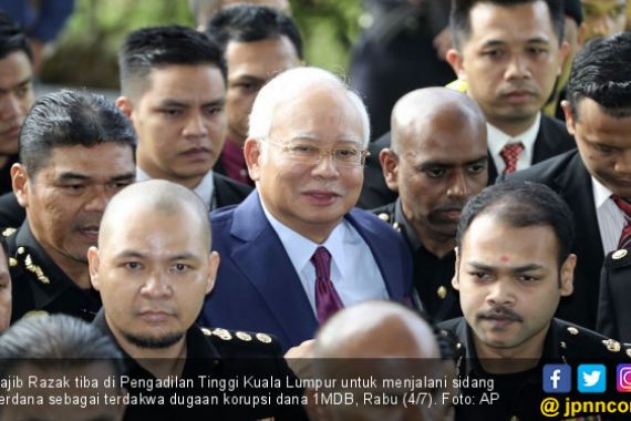 Megakorupsi 1MDB: Upaya Hukum Najib Razak Kandas di Pengadilan - JPNN.COM