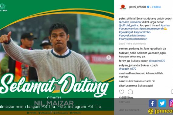 Eks Pelatih Semen Padang FC Resmi Tangani PS Tira - JPNN.COM