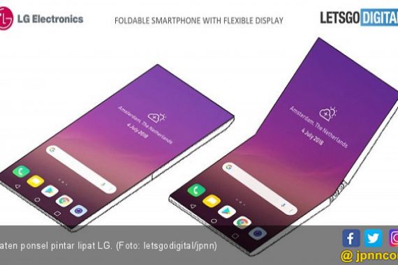 LG Ikut Patenkan Layar Ponsel Bisa Dilipat - JPNN.COM