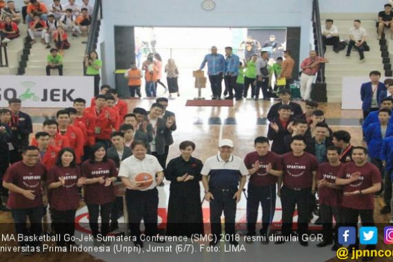 LIMA Basketball Go-Jek Sumatera Conference Resmi Dimulai - JPNN.COM
