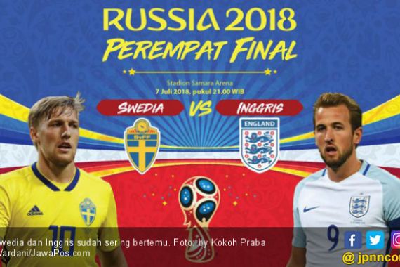 Perempat Final Piala Dunia 2018: Prediksi Swedia vs Inggris - JPNN.COM