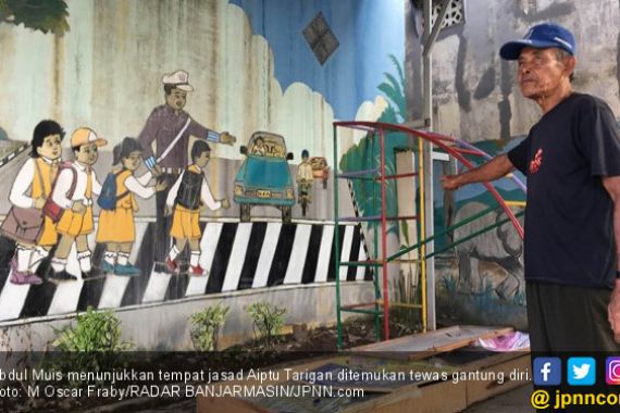 Aiptu Tarigan Gantung Diri dekat Mural Polantas Bertugas - JPNN.COM