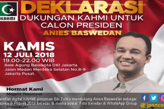 Pimpinan KAHMI Gelar Deklarasi untuk Anies Baswedan? - JPNN.COM