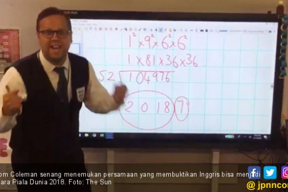 Guru Matematika Temukan Formula Inggris Juara Piala Dunia - JPNN.COM