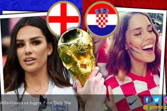 Kroasia vs Inggris: Foto-Foto Panas Istri dan Pacar - JPNN.COM