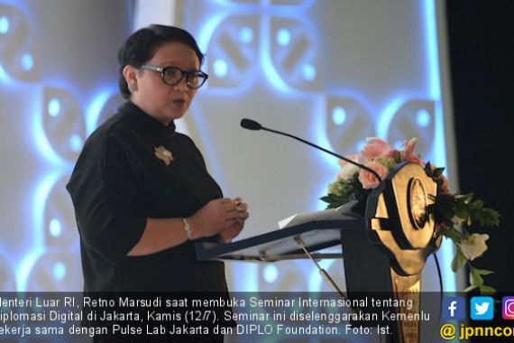 Menlu Retno Ingin Sebarkan Pesan Perdamaian dengan Diplomasi Digital - JPNN.COM