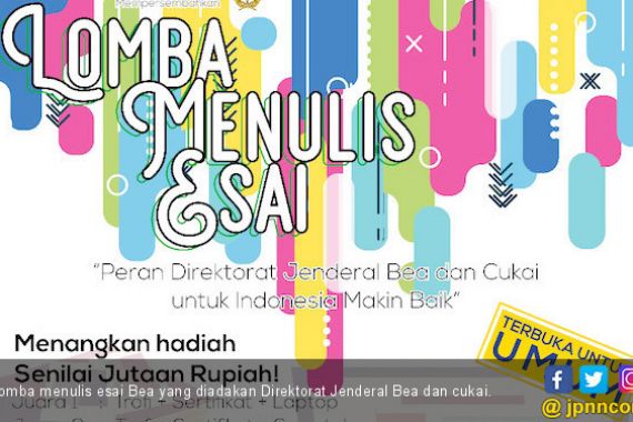 Bea Cukai Gelar Lomba Menulis Esai, Yuk Ikutan! - JPNN.COM