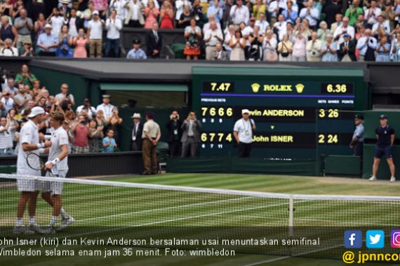Tembus Final Wimbledon Usai Bertanding Selama 6 Jam 36 Menit - JPNN.COM