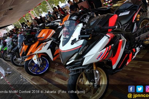 134 Modifikator Adu Gengsi di Honda Modif Contest Jakarta - JPNN.COM