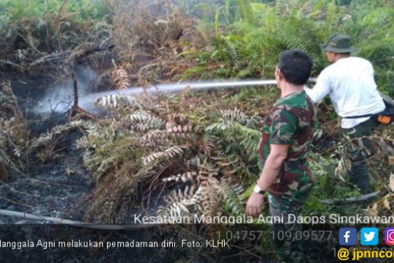 Manggala Agni Pantau Hotspot di Sumatera dan Kalimantan - JPNN.COM