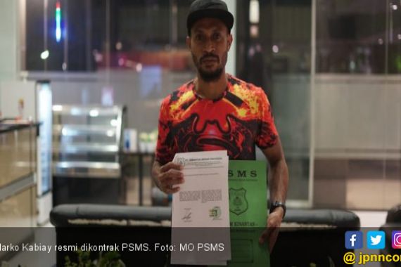Marko Kabiay Resmi Berseragam PSMS Medan - JPNN.COM