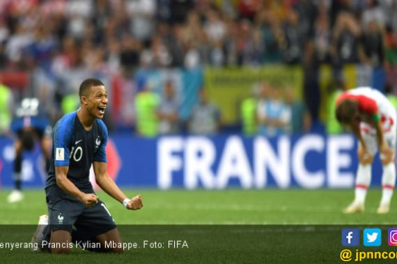 Kylian Mbappe Pemain Muda Terbaik Piala Dunia 2018 - JPNN.COM