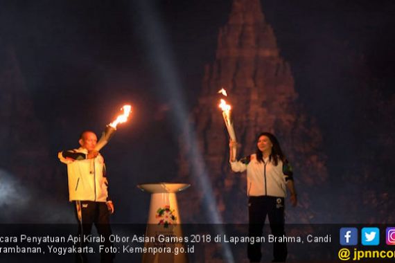 Wapres: Api Simbol Semangat Sukseskan Asian Games 2018 - JPNN.COM