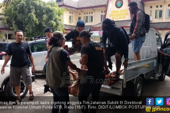 Amaq Itim si Perampok Sadis Dikepung Polisi, Dor! Kena - JPNN.COM