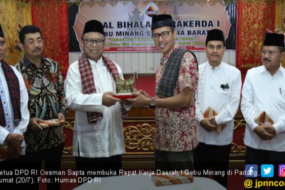 OSO: Gebu Minang Harus Dapat Membangun Indonesia - JPNN.COM